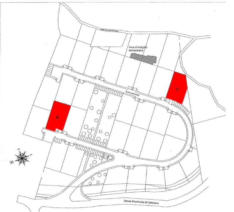 planimetria lotti edificabili la ponticella