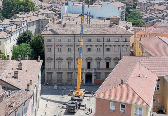 Recupero palazzo Pallavicino - Via Farini - Parma
