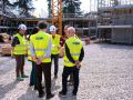 sopralluogo cantiere completato secondo solaio residenza anziani cittadella benessere parma