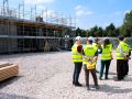 sopralluogo cantiere completato secondo solaio residenza anziani cittadella benessere parma