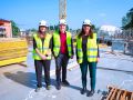 sopralluogo cantiere completato secondo solaio residenza anziani cittadella benessere parma