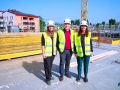 sopralluogo cantiere completato secondo solaio residenza anziani cittadella benessere parma