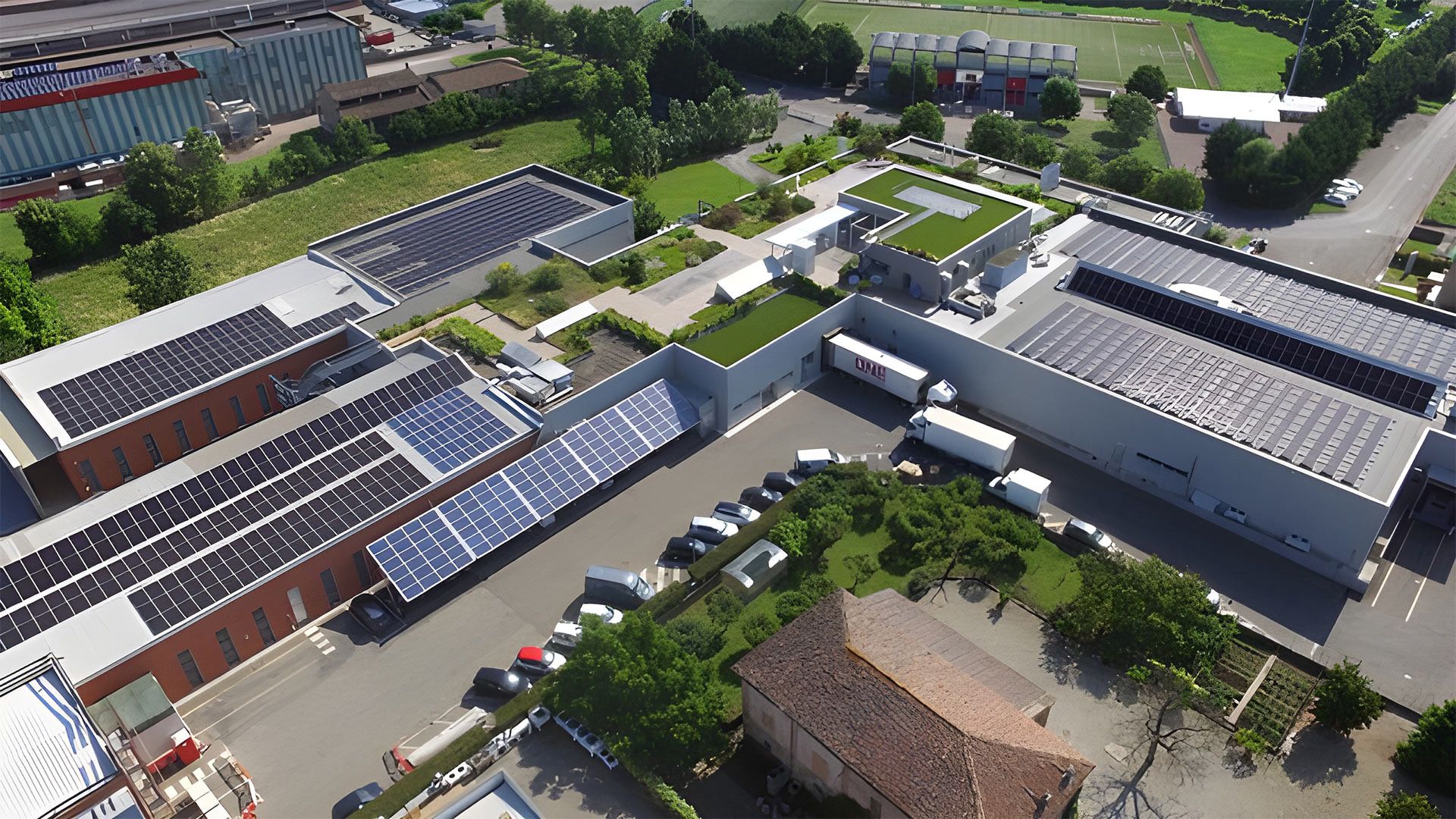 Stabilimento F.lli Galloni SpA vista aerea